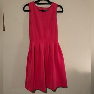 GUC Calvin Klein Vibrant Pink Midi Dress